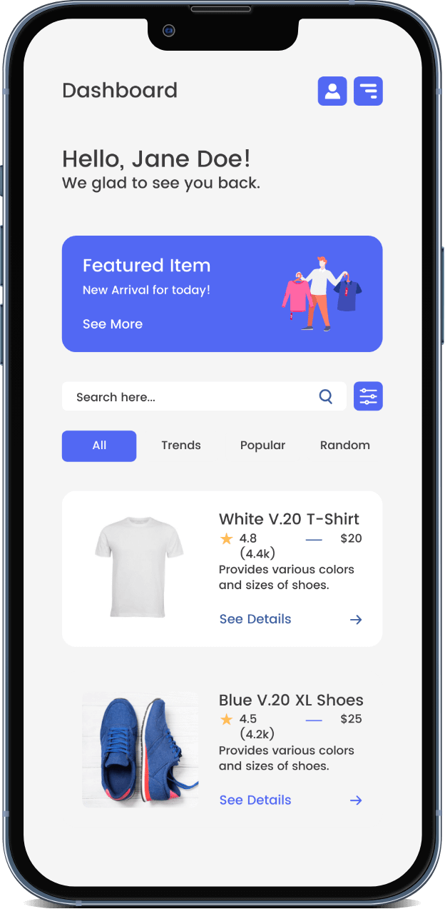 AIDI Mobile App Interface